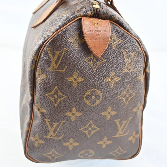 LOUIS VUITTON Monogram Speedy 25 Hand Bag bsj870-102125 - Picture 3 of 16